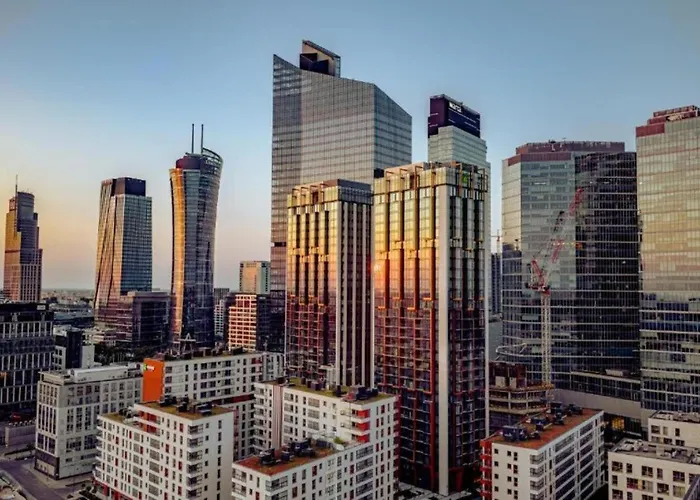 Apartman Towarowa Towers Parking & Gym - 23&24 Floor Sky High By Downtown