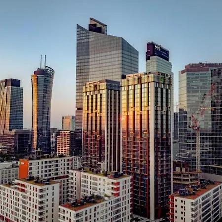 アパート Towarowa Towers Parking & Gym - 23&24 Floor Sky High By Downtown