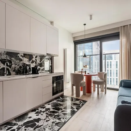 Apartment Towarowa Towers Parking & Gym - 23&24 Floor Sky High By Downtown