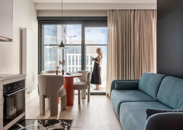 דירה Towarowa Towers Parking & Gym - 23&24 Floor Sky High By Downtown ורשה