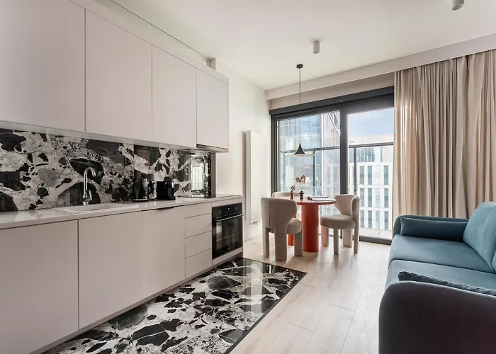 דירה Towarowa Towers Parking & Gym - 23&24 Floor Sky High By Downtown