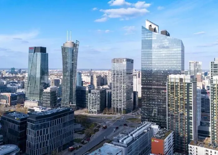 Apartment Towarowa Towers Parking & Gym - 23&24 Floor Sky High By Downtown